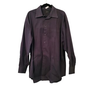 Claiborne Dress Shirt Black sz 17.5 34/35